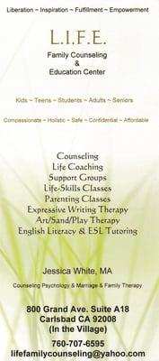 L.I.F.E. Family Counseling & Education Center