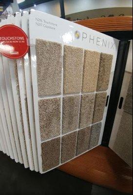 some of our carpet swatches