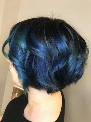 Mermaid Hair from Goldwell Elumen, and Pulp Riot