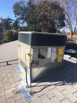 Trane - 16 SEER installed in Sacramento, customer received $500 rebate from SMUD.