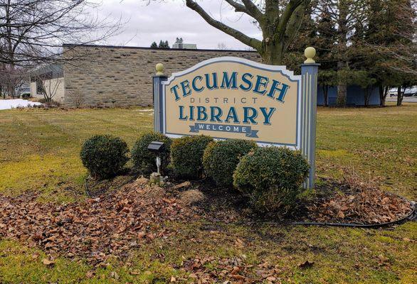 Signage for Tecumseh Library