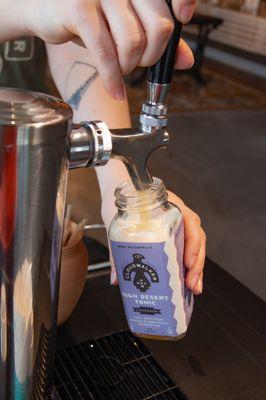 CloudWalker Farm's fresh High Desert Tonic on tap