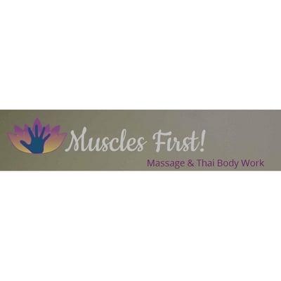 Muscles First! logo