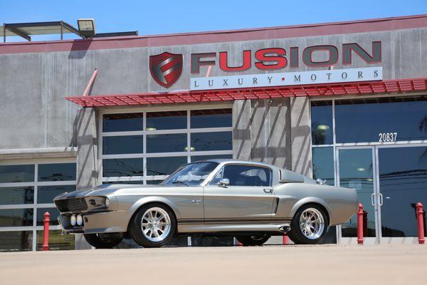 Our Officially Licensed 1967 Fastback Mustang Eleanor - every commission is built in-house at Fusion Motor Company