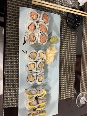 Spicy maki tray