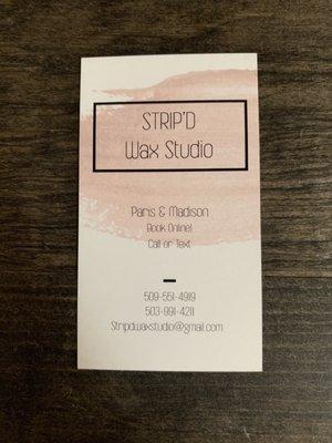 Strip'd Wax Studio