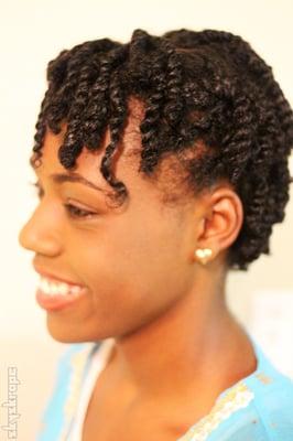 Natural Hair Twist Out