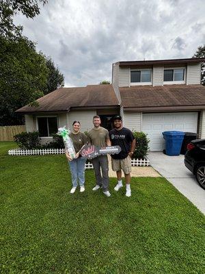 Army soldier and local police officer close on their first home!