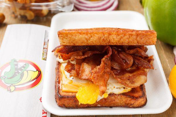 Grab-N-Geaux: Bacon, Egg, Cheese Sandwich