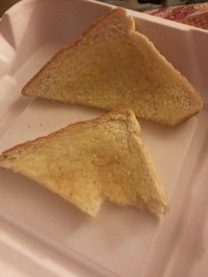 "Toast". It's really soggy bread with too much butter.