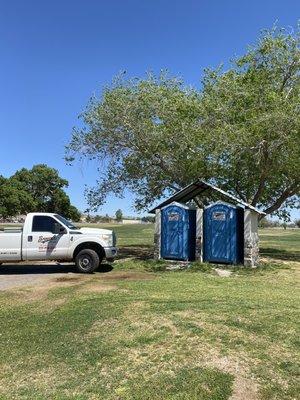 Portable toilet rental