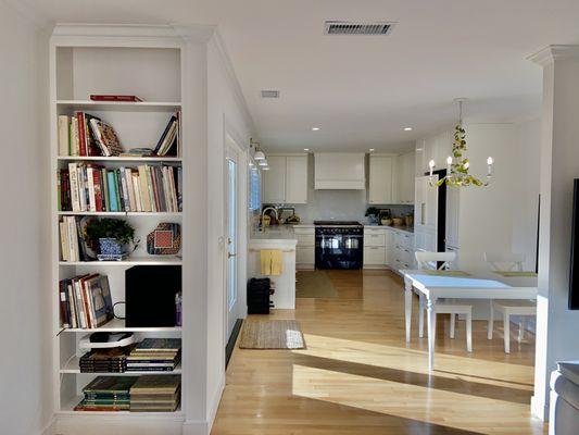 View of eat-in kitchen from Family Room