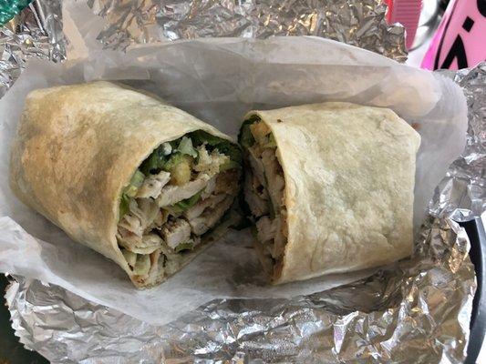 Chicken ceasar wrap