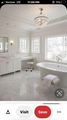 Master bath remodel