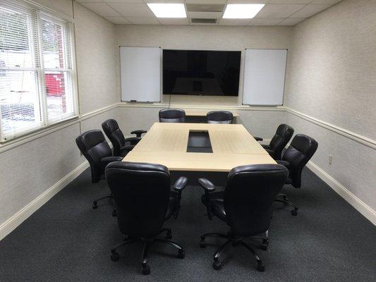 Conference Room for 8-14ppl with 75” Monitor