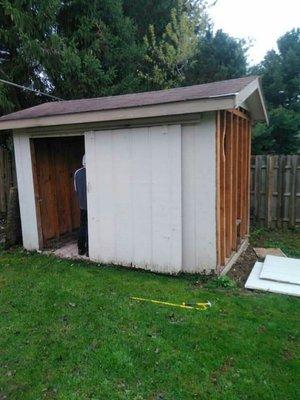 Shed demo