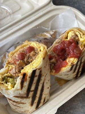 Spicy Pulled Pork Burrito