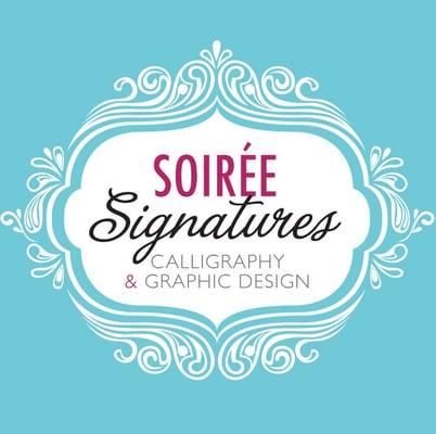 Soiree Signatures - Handwritten Calligraphy and Graphic Design Services by Lindsey Stiegler