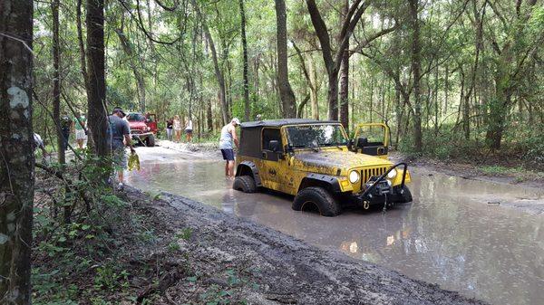 July '16, rainy and muddy.