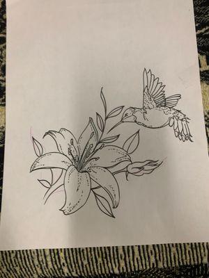 My $100 coloring page