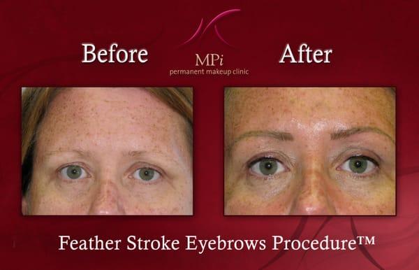 Permanent eyebrows, microblading, eyebrow tattoo, MPi Permanent Makeup