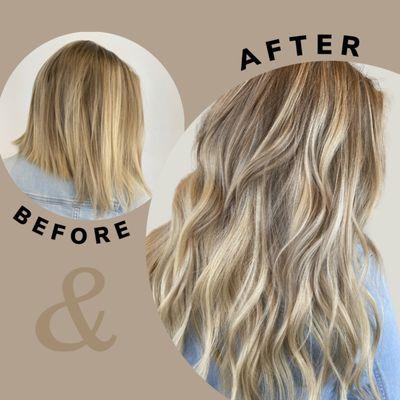 Extensions and color by Jessa