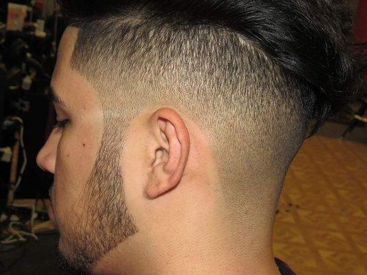 Mid - Fade 
Beard Trim / line - up