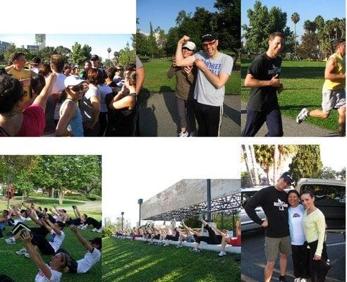 Boot Camp LA warriors in action!