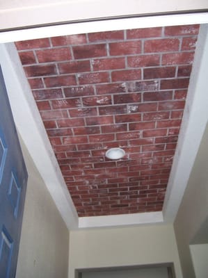 Entry Ceiling "brick"