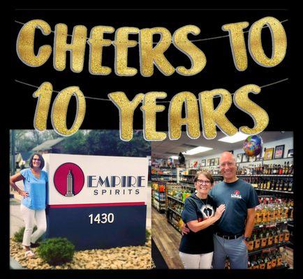 Celebrating 10 years as a women owned business in 2023