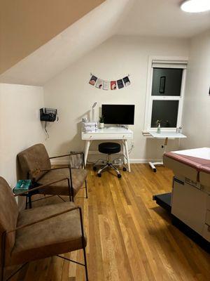 A room in our office where you might receive care (2nd floor).