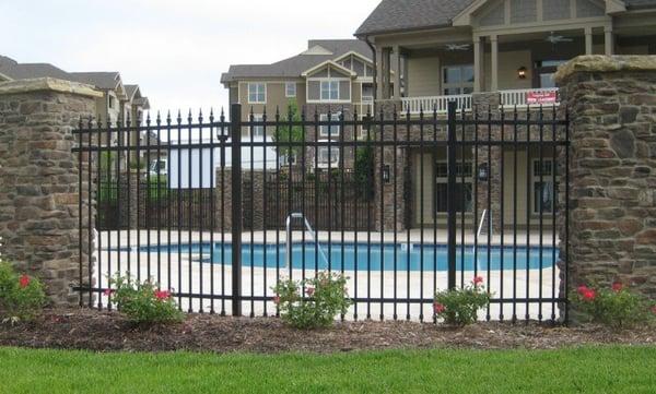 Ornamental Aluminum Fence Installation