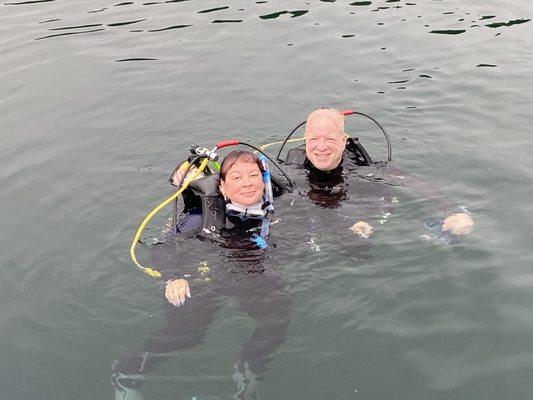 Open Water Divers! -certified at Lake Phoenix