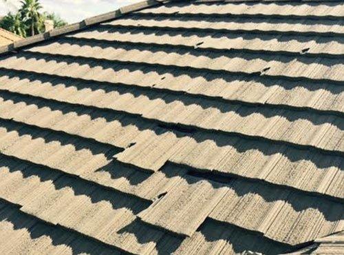 We completed this roof repair in Temecula, CA to fix broken and slipped tiles on this residential roof.