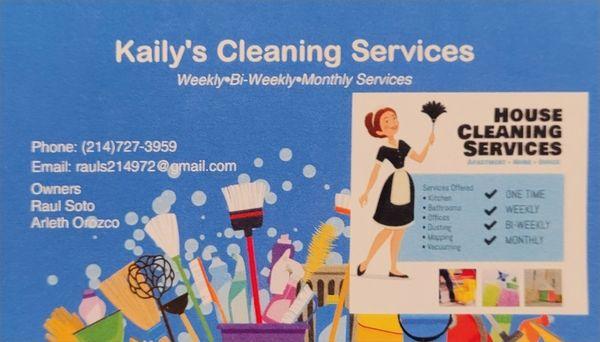 Kaily's Cleaning Services