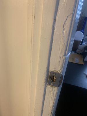 Busted door