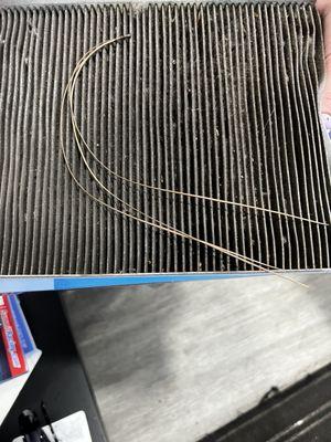 Old cabin filter