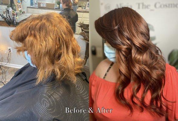 Before & after by alicia