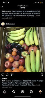 Fresh Fruits 24/7 delivery and pick up.