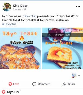 Tayo Toast