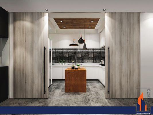 Kitchen Design , from modern to contemporary kitchens including sliding doors .