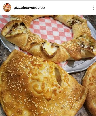 Our famous steak stromboli /calzones