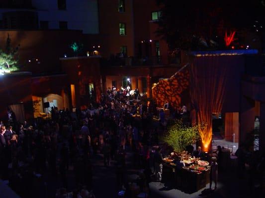 Evening event in Constitution Wall Courtyard