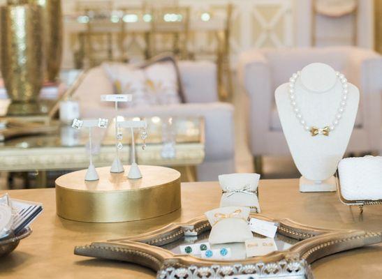 Kate Spade and Haute Bride accessories at Southern Protocol Bridal.