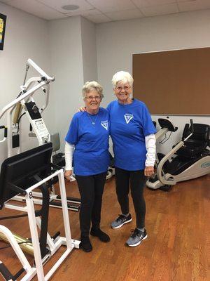 Two patients sporting their Spectrum Pride !