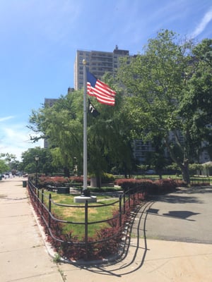 Old glory waving..