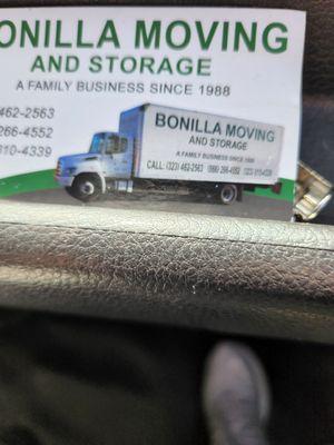 Bonilla Moving And Storage