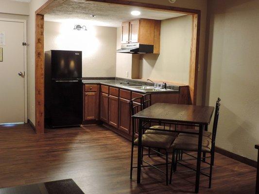 newly remodeled kitchen in our 1 bedroom and 2 bedroom apartments