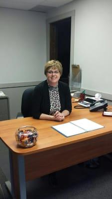 Front Desk with always full candy jar