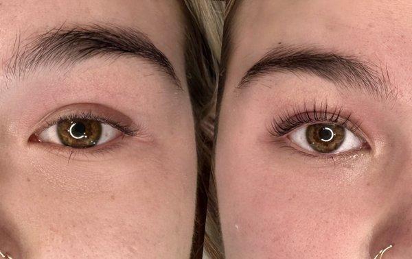 Keratin lash lift